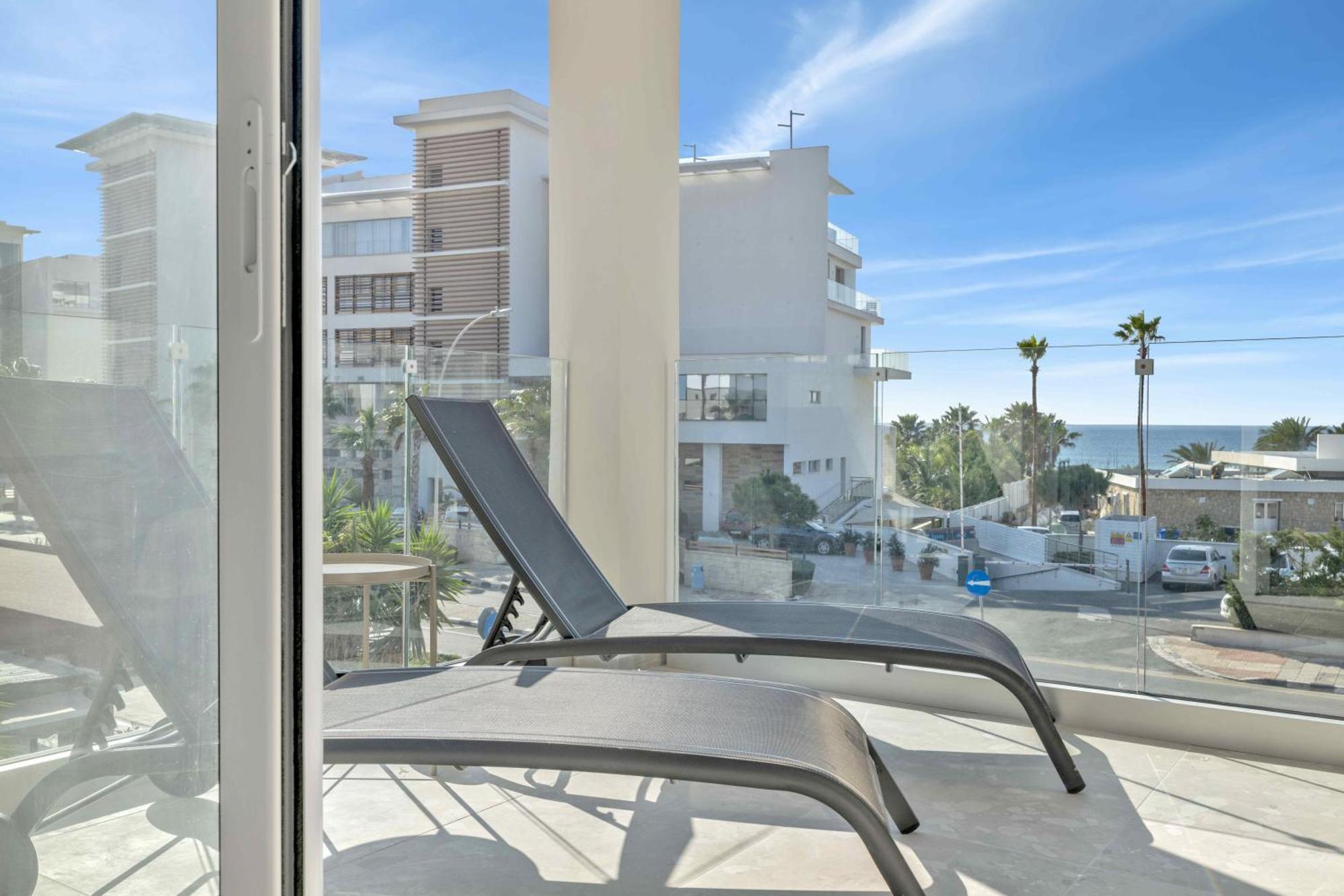 Apartament Phaedrus Living: Seaview Luxury Flat Limnaria 150 Pafos Zewnętrze zdjęcie