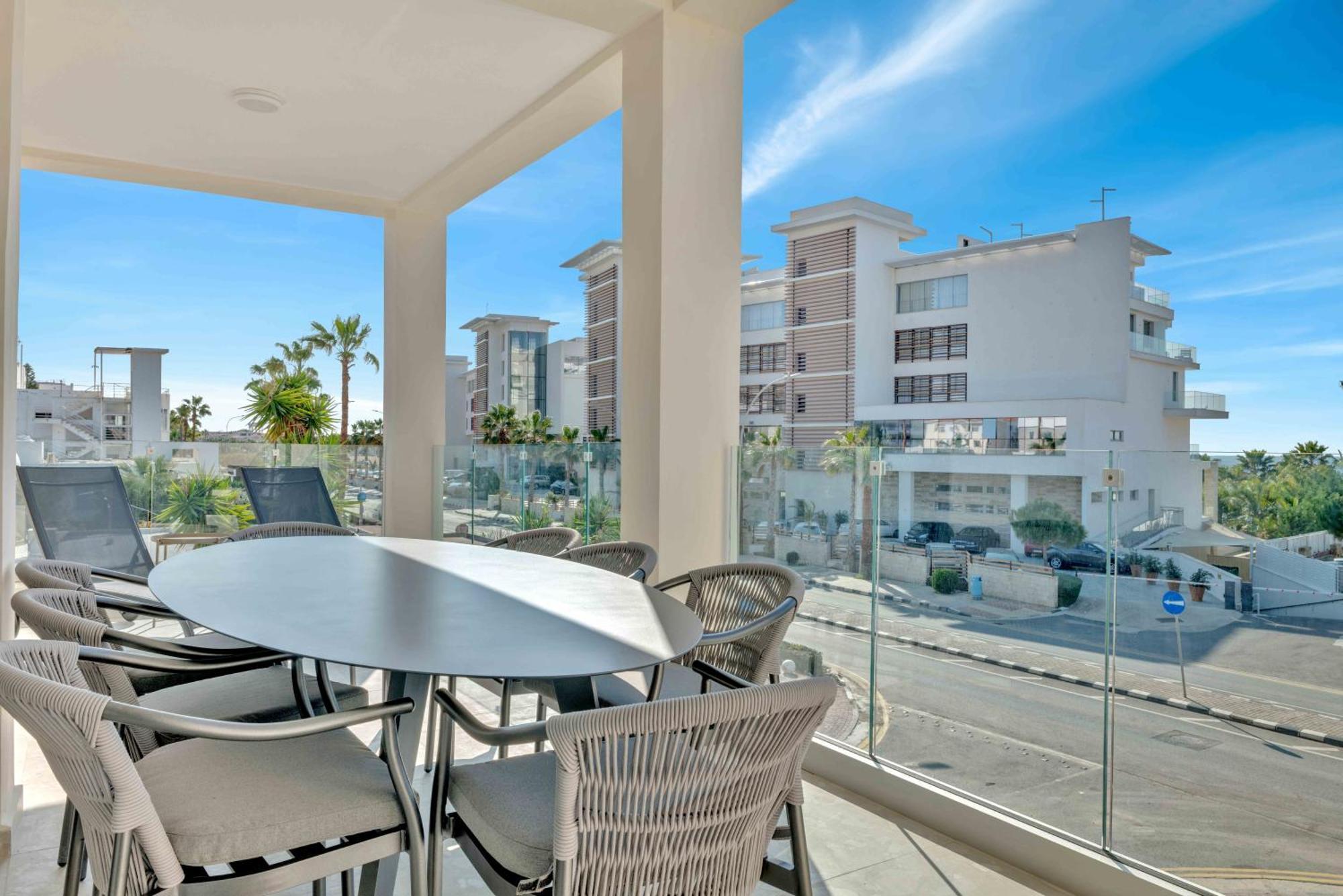 Apartament Phaedrus Living: Seaview Luxury Flat Limnaria 150 Pafos Zewnętrze zdjęcie